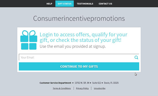 Consumer Rewards Screenshot Image