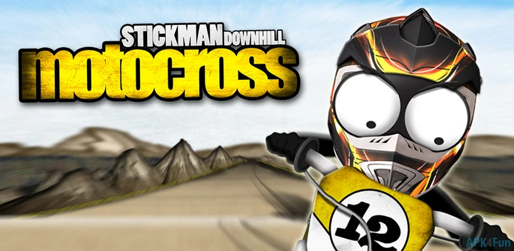 Stickman Downhill Motocross