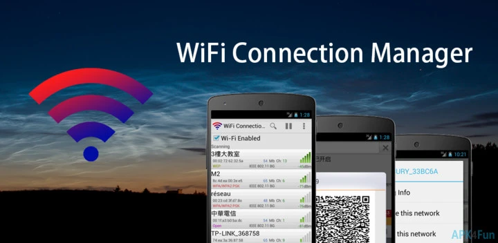 WiFi Connection Manager Screenshot Image