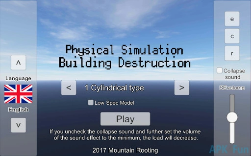 Physics Simulation Building Destruction Screenshot Image