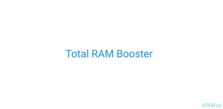 Total RAM Booster Screenshot Image