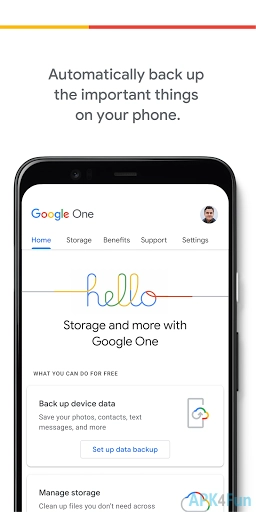 Google One Screenshot Image