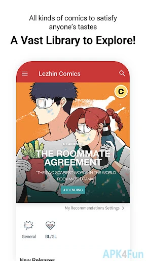 Lezhin Comics Screenshot Image
