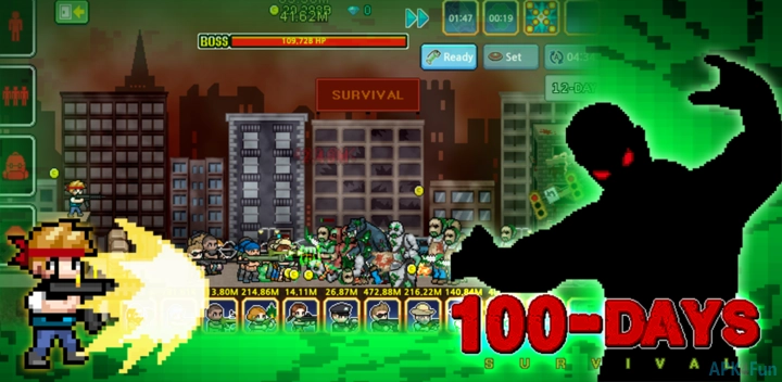 100 Days - Zombie Survival Screenshot Image