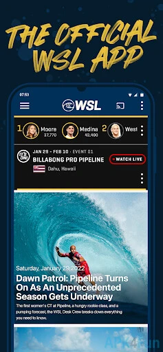 World Surf League Screenshot Image