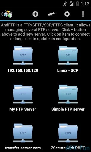 AndFTP Screenshot Image