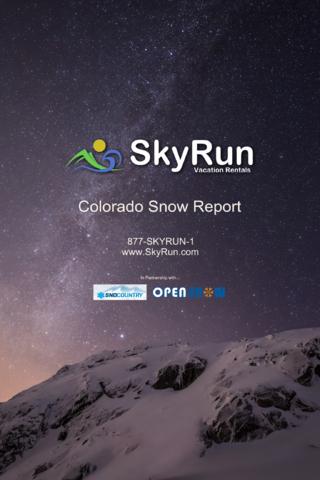 Colorado Snow Report Screenshot Image