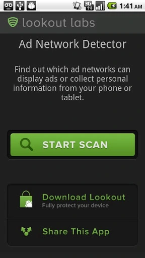 Lookout Ad Network Detector Screenshot Image