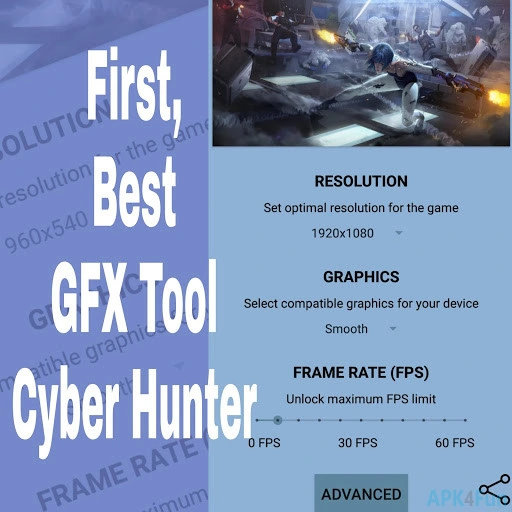 GFX Tool for Cyber hunter Screenshot Image