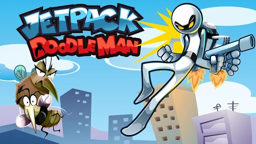 Jetpack Doodle Man Screenshot Image