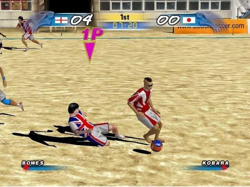 Beach Soccer Game Screenshot Image
