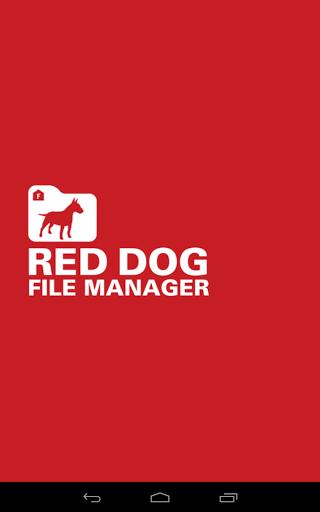 RED DOG FILE MANAGER: FREE Screenshot Image