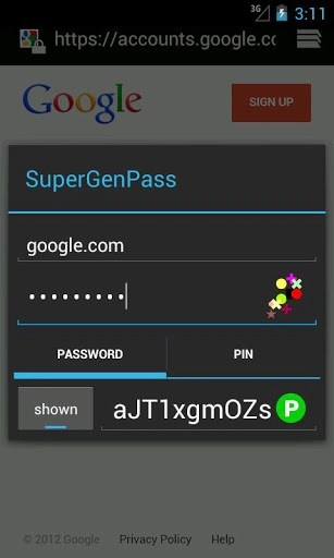 SuperGenPass Screenshot Image