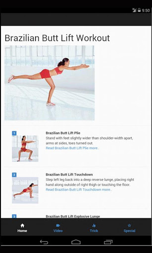 Brazilian Butt Lift Workout Screenshot Image