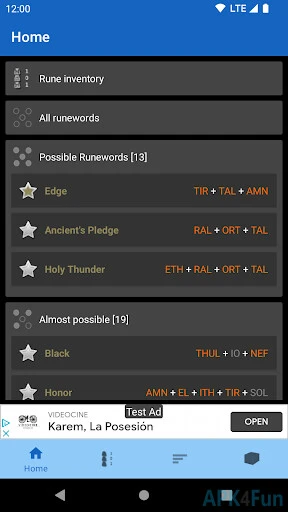 Runeword Finder for Diablo II Screenshot Image