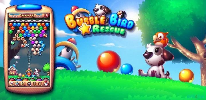 Bubble Bird Rescue Screenshot Image
