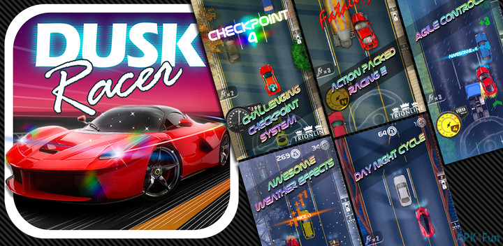 Dusk Racer: Super Car Racing Screenshot Image