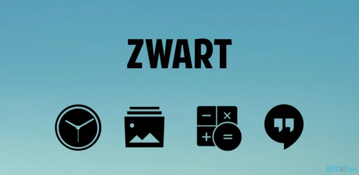 Zwart Black Icon Pack Screenshot Image