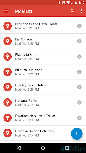 Google My Maps Screenshot Image