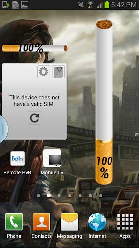Battery Life Widget Screenshot Image