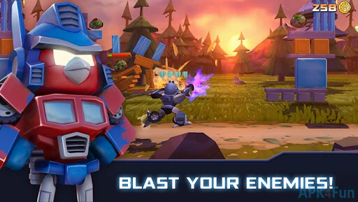 Angry Birds Transformers Screenshot Image