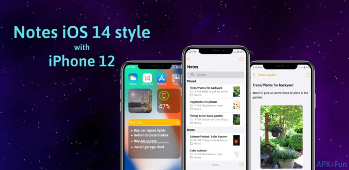 iNote Style iOS 16 Screenshot Image