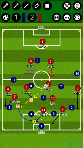 Soccer Tactic Board Screenshot Image