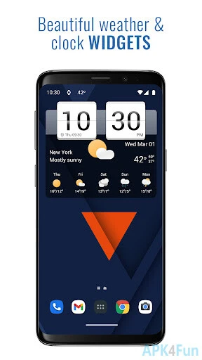Sense Flip Clock & Weather Screenshot Image