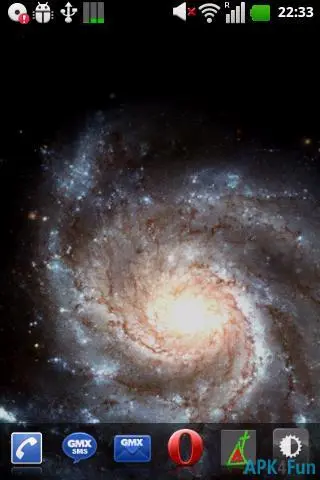Space Galaxy Live Wallpaper Screenshot Image