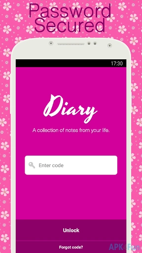 Diary with Lock Screenshot Image