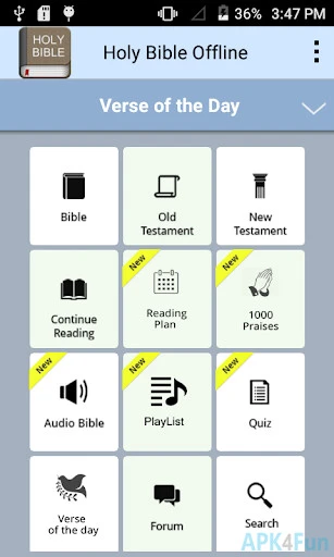 Holy Bible Offline Screenshot Image