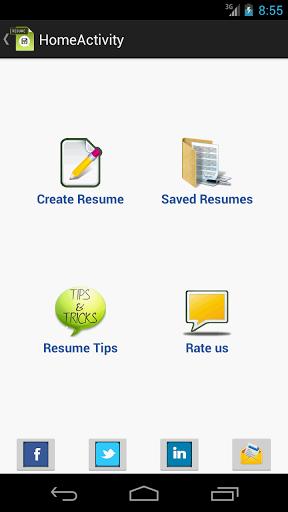 Pro Resume Creator Free Screenshot Image