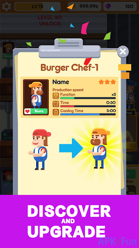 Idle Burger Factory Screenshot Image