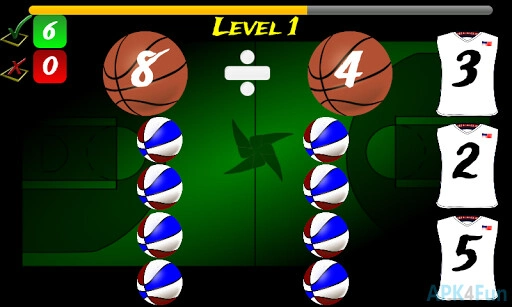 Basketball Math Lite Screenshot Image