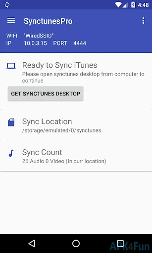 SynctunesF Screenshot Image