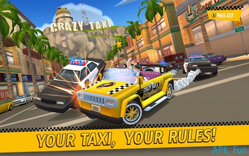 Crazy Taxi City Rush Screenshot Image