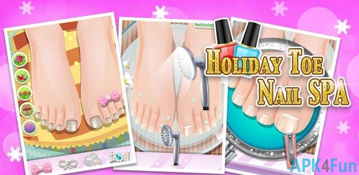 Holiday Toe Nails SPA Screenshot Image