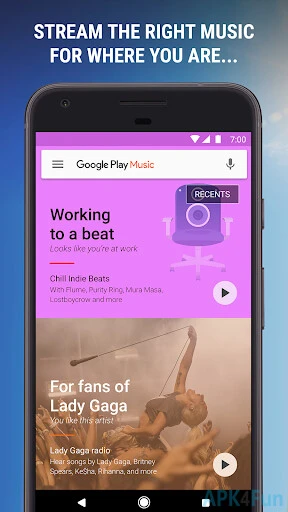 Google Play Music Screenshot Image