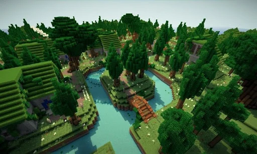HD Village Minecraft Wallpaper Screenshot Image